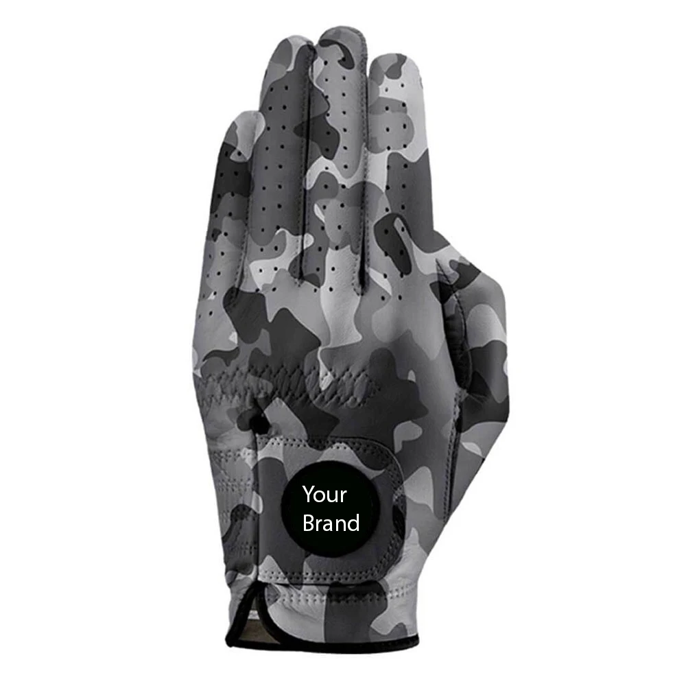 Golf Gloves Cabretta Leather Packaging Manufacturer Synthetic Leather Hands Men PK OEM Custom Brand 50 Pcs Palm Soft by Canleo