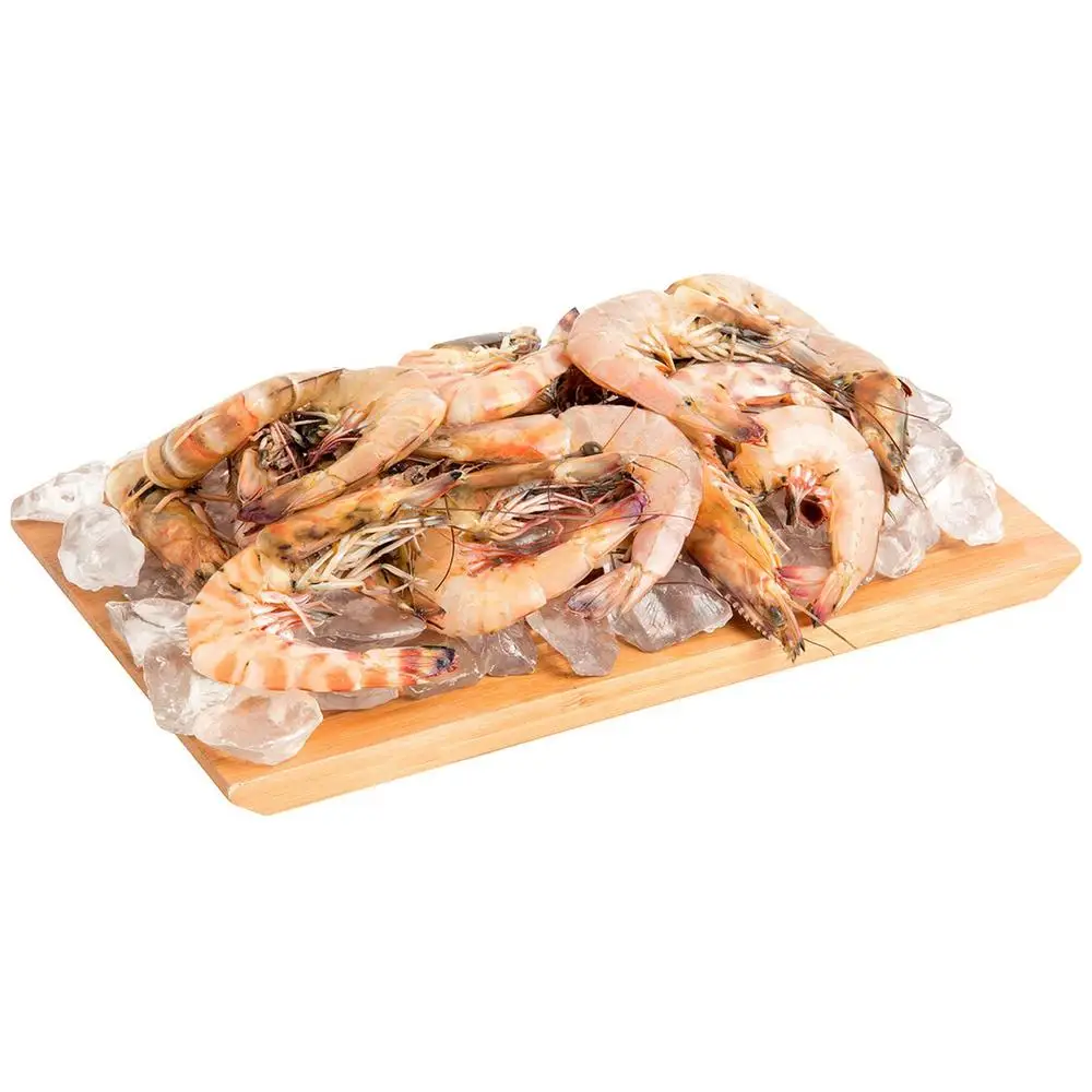 Frozen Black Tiger Shrimps - Black Tiger Prawn HOSO 8/12 600g - RAW VANNAMEI HOSO