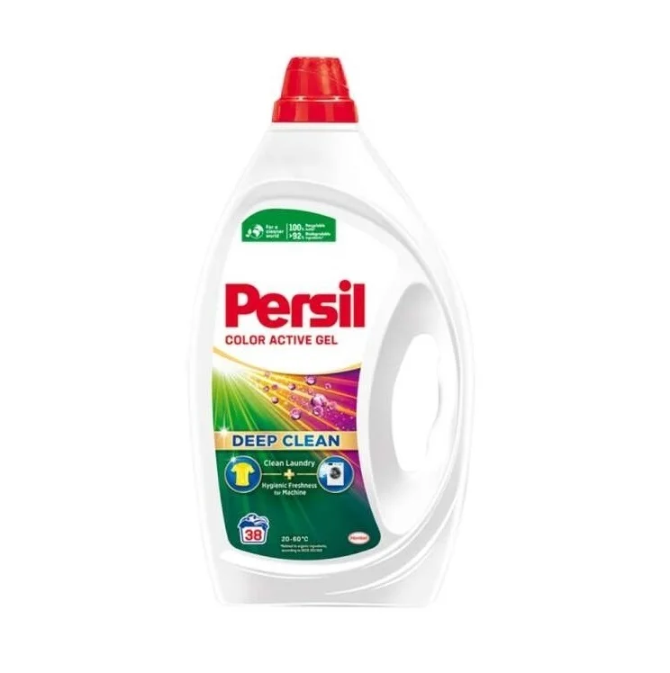 Color-Protecting Formula - Persil Color Active Gel Deep Clean - 38 Washes - High-Efficiency Laundry Detergent