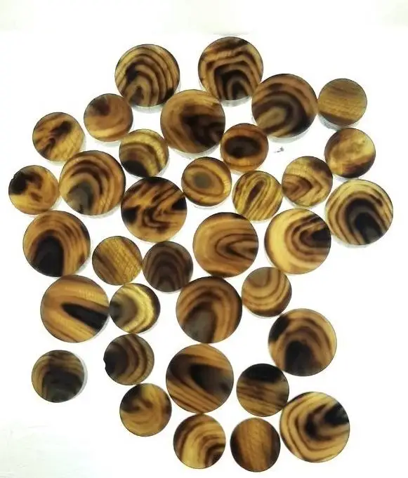 Высокопоставленные многоцветные пуговицы из Рога Буйвола Заготовки для пуговиц рога быка одежды натуральный буйвол от aaliyan impex