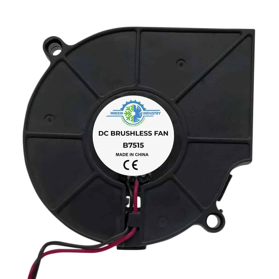 7515 Long Life Sleeve Bearing Air Blower  Heat Dissipation High Speed Brushless DC Cooling Blower Fan