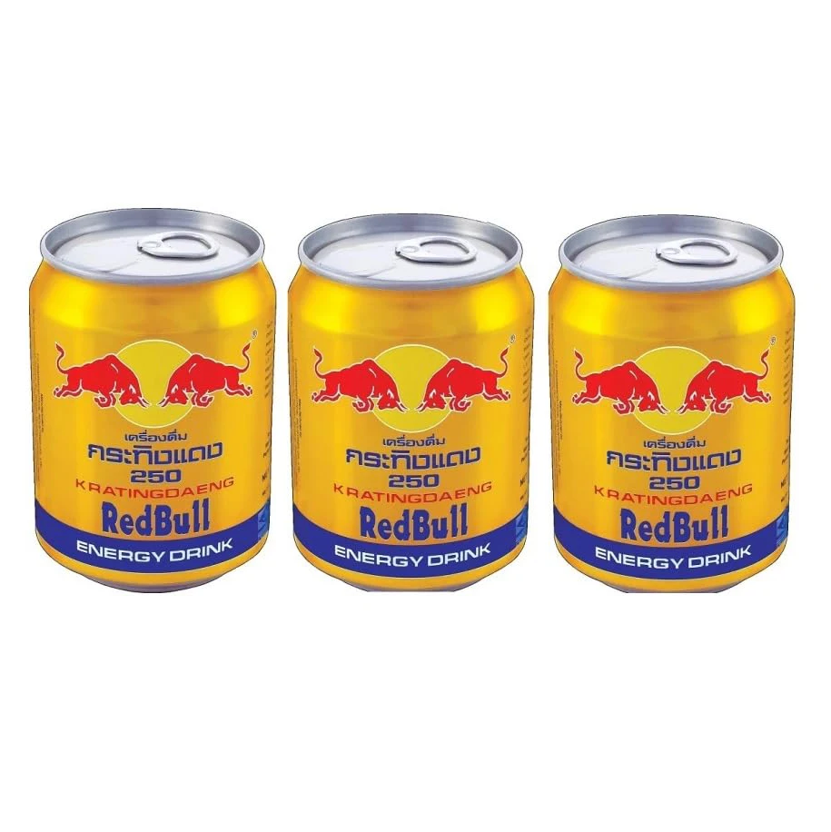 Kratingdaeng Red Bull Energizing Gold Energy Drink Can 250ml
