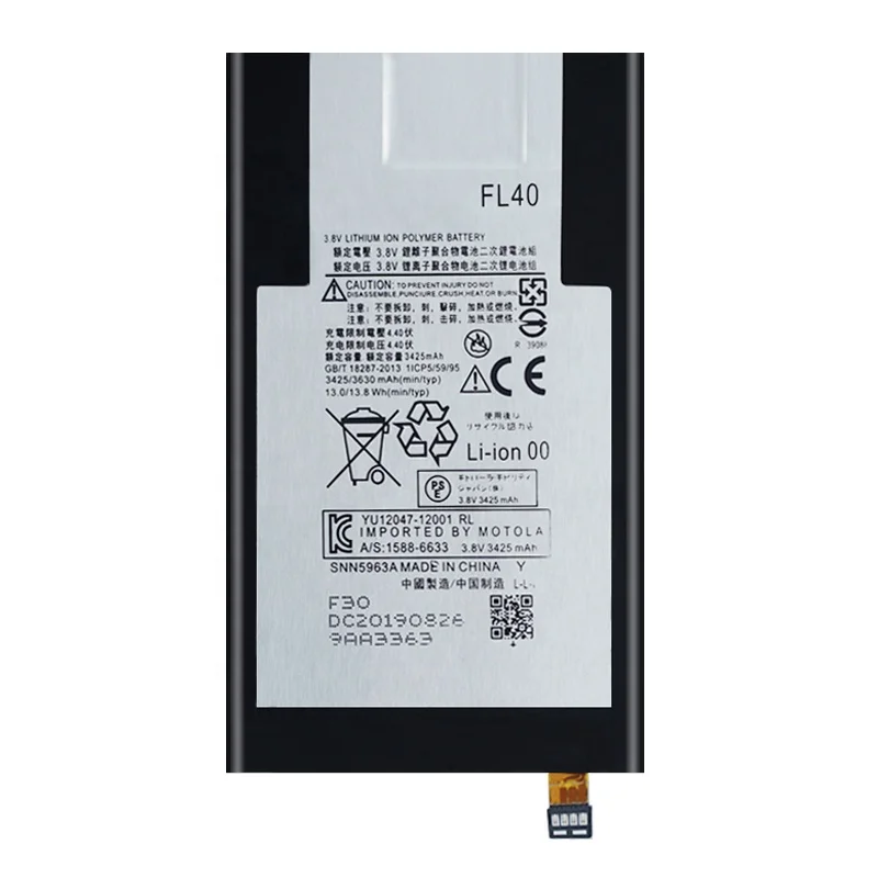 FL40 Battery Original for Motorola Moto X Play XT1560 XT1565 XT1563 XT1562 3630mAh