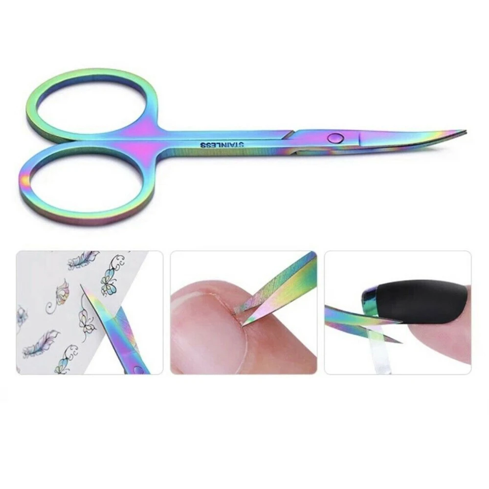 2022 Unique Design Best High Quality Safety Nail Cuticle Scissors Stainless Steel Nail Scissors For Sale