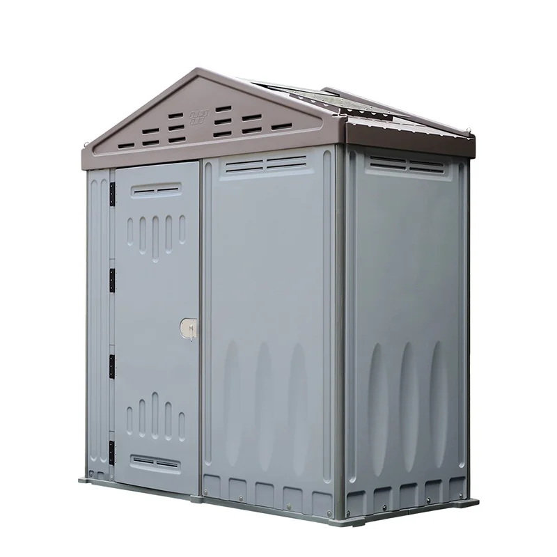 Новая модель Пластиковый садовый сарай с защитой от УФ-излучения 10x8 10x12