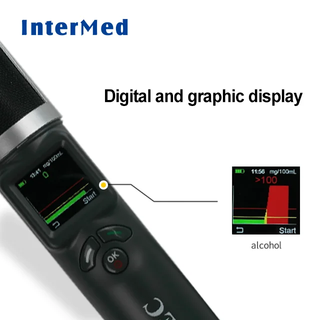 Rapid Mobile Alcohol Tester Handheld Fast Alcohol Screening Device Alcohol Tester Breathalyzer