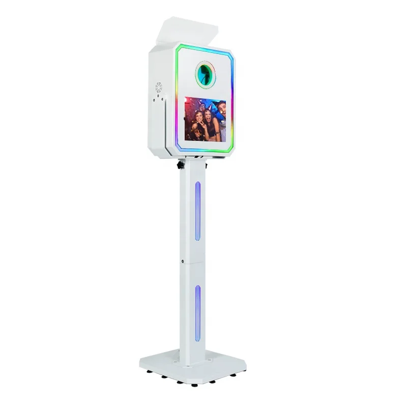 magic metal manual instant ring light selfie dslr camera photobooth stand roamer  photo booth machine