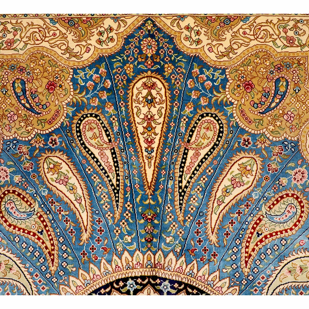 YUXIANG 4*6ft Traditional Carpet Designs Luxury Handmade Silk Carpet Turkish Rugs Online