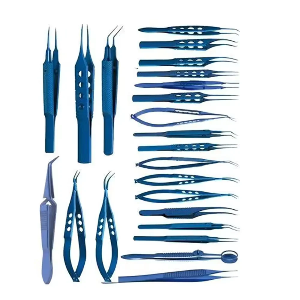 Hot Selling Cataract Set 50 Top Quality Ophthalmic Reusable Surgical Instruments Cataract Set For Sale