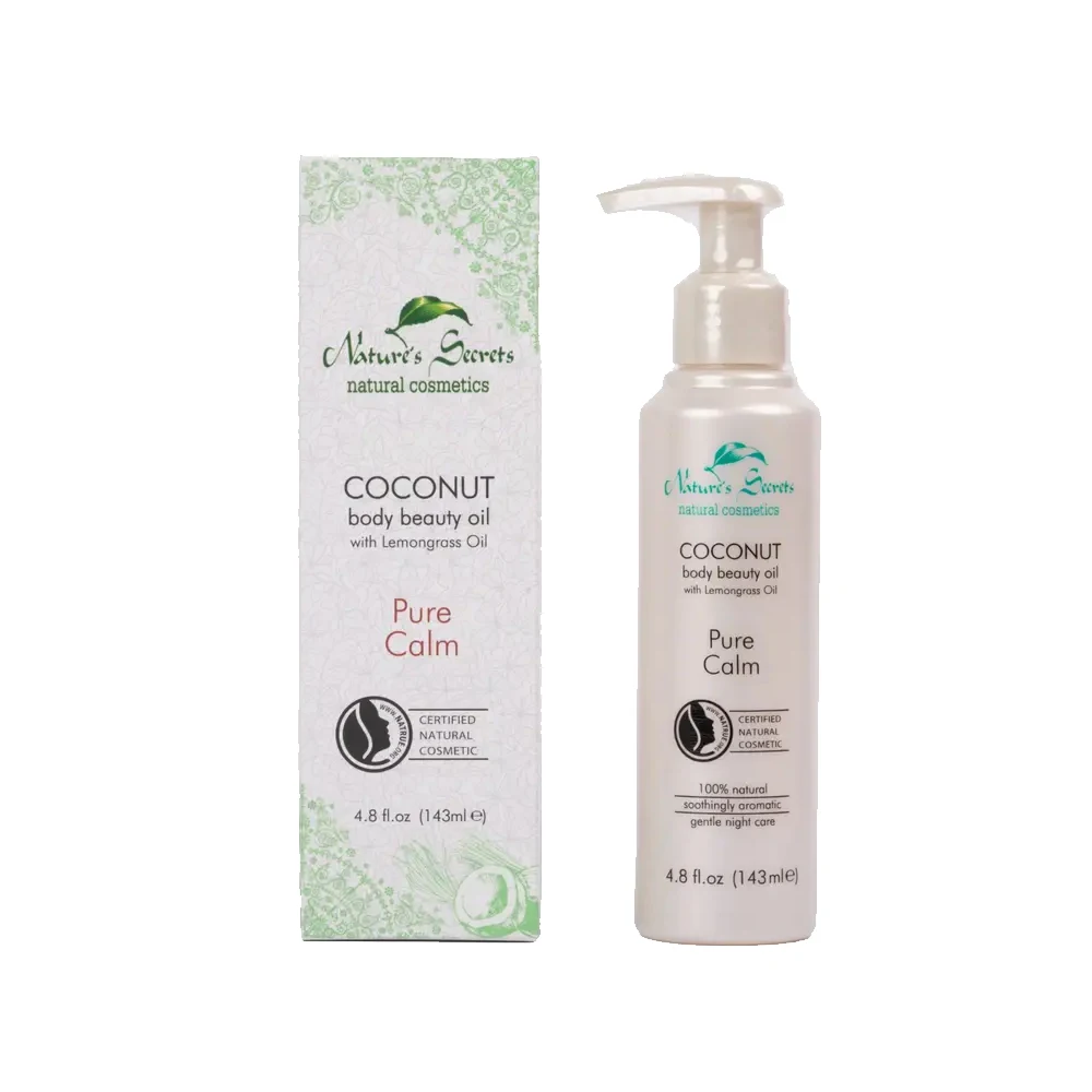 New Arrival Best Quality Coconut Body Beauty Oil With Lemongrass Oil-Pure Calm From Sri Lanka