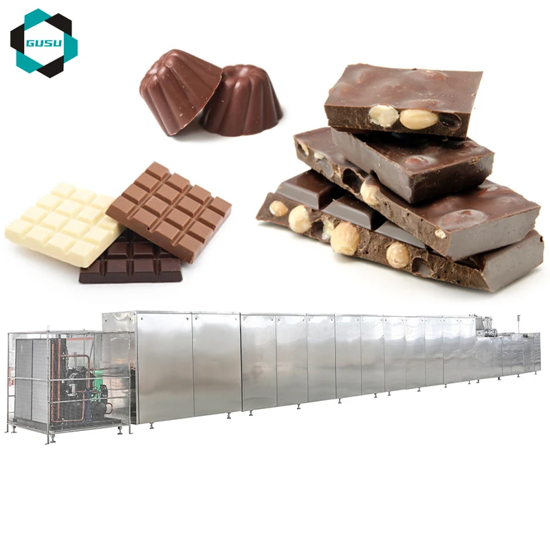 Gusu Automatic Chocolate making machine chocolate depositing line