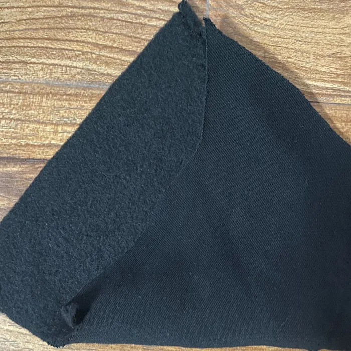 Competitive prices soft handfeeling yarn dyed CVC Fleece fabric for hoodies and sports wear in weight 200-300gsm