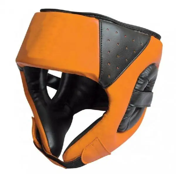 2022 Wholesale Leather Adjustable Boxing Headgear Boxing Helmets Head Guard Head Gear For Fighting Training