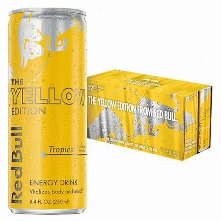 Арабское большое количество энергетический напиток Redbull желтое издание большой объем готов к