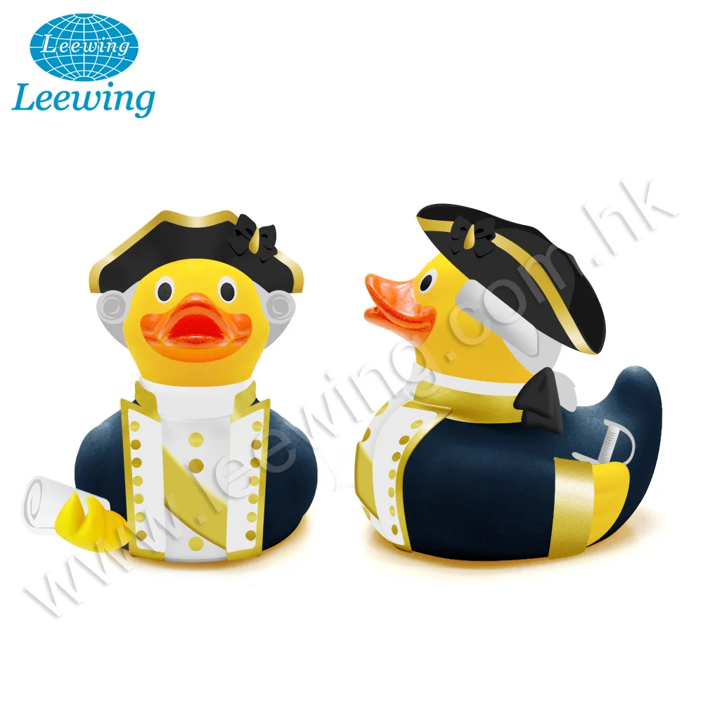 Gift PVC Vinyl Yellow Custom Character Design Sir Tom Jones Rubber Duck