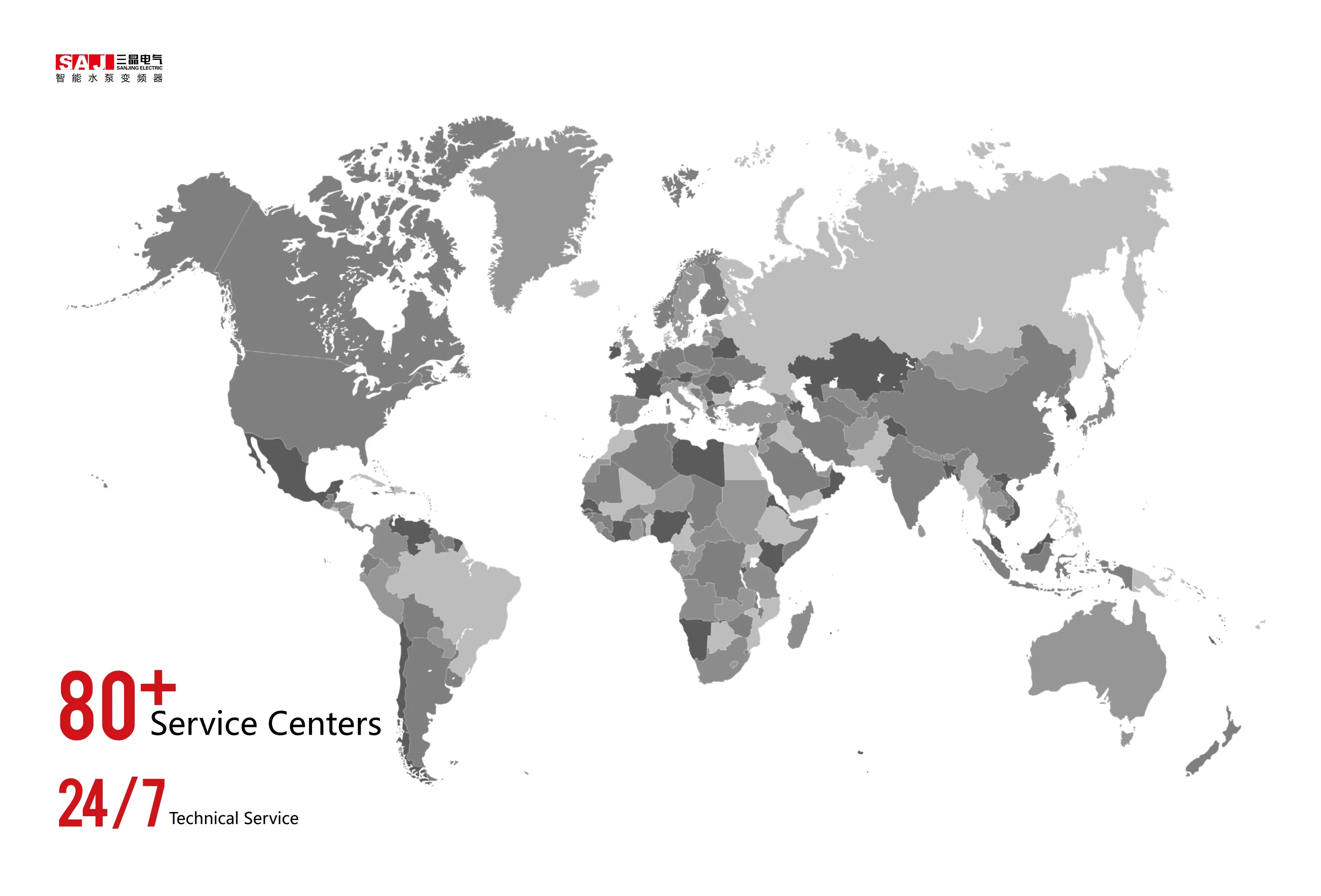 SAJ series national standard keyboard control constant water pressure control inverter for water pumps