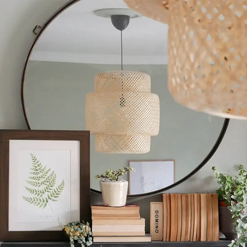 Бестселлер традиционные плетеные светильники из ротанга