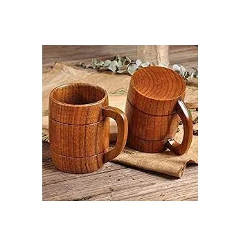 Mug logo Creative Gift Porcelain Mugs Wooden Handle Ceramic with Bamboo Lid and Spoon Office Coffee MUG best quality