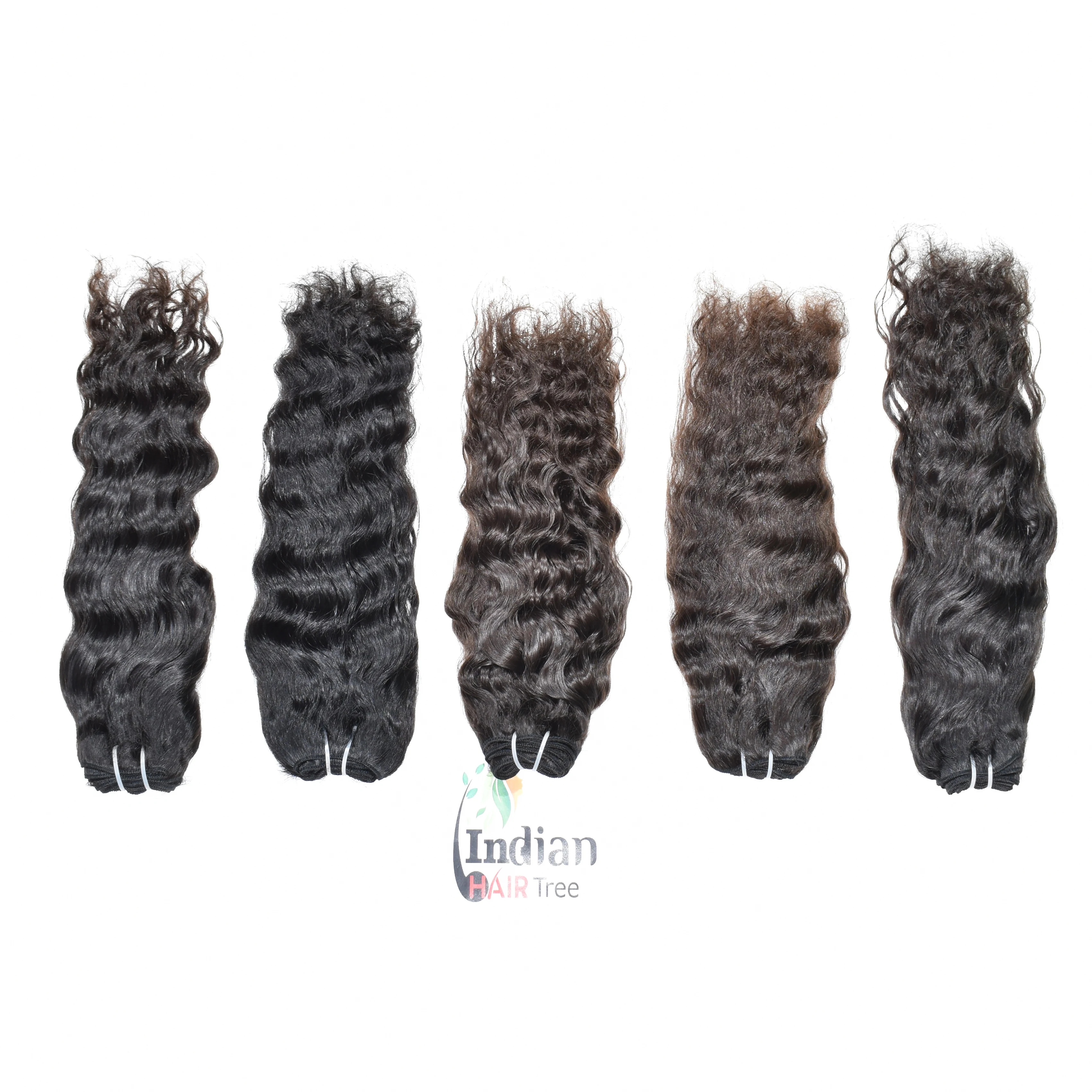 Unprocessed 100% Natural Color Black Curly Bundles Deep Wave Silky Women Black Color Natural Human Hair Extensions