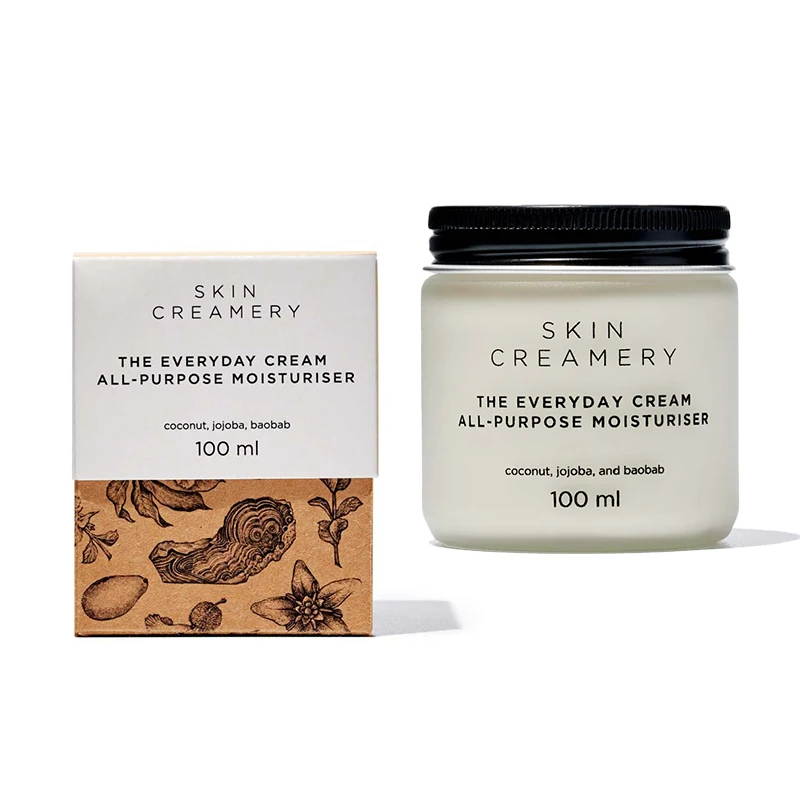 100% Organic Natural Fragrance All-Purpose Moisturiser Jar 100ml Anti-Wrinkle Anti-Aging Essential Oils Infused Face Cream