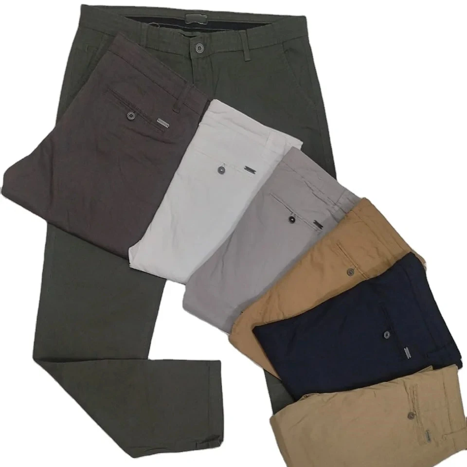 Top Quality New Arrival Wholesale Twill Pants For Men Trouser Pant Mens Cotton Twill Washed Pants For Men From Bangladesh