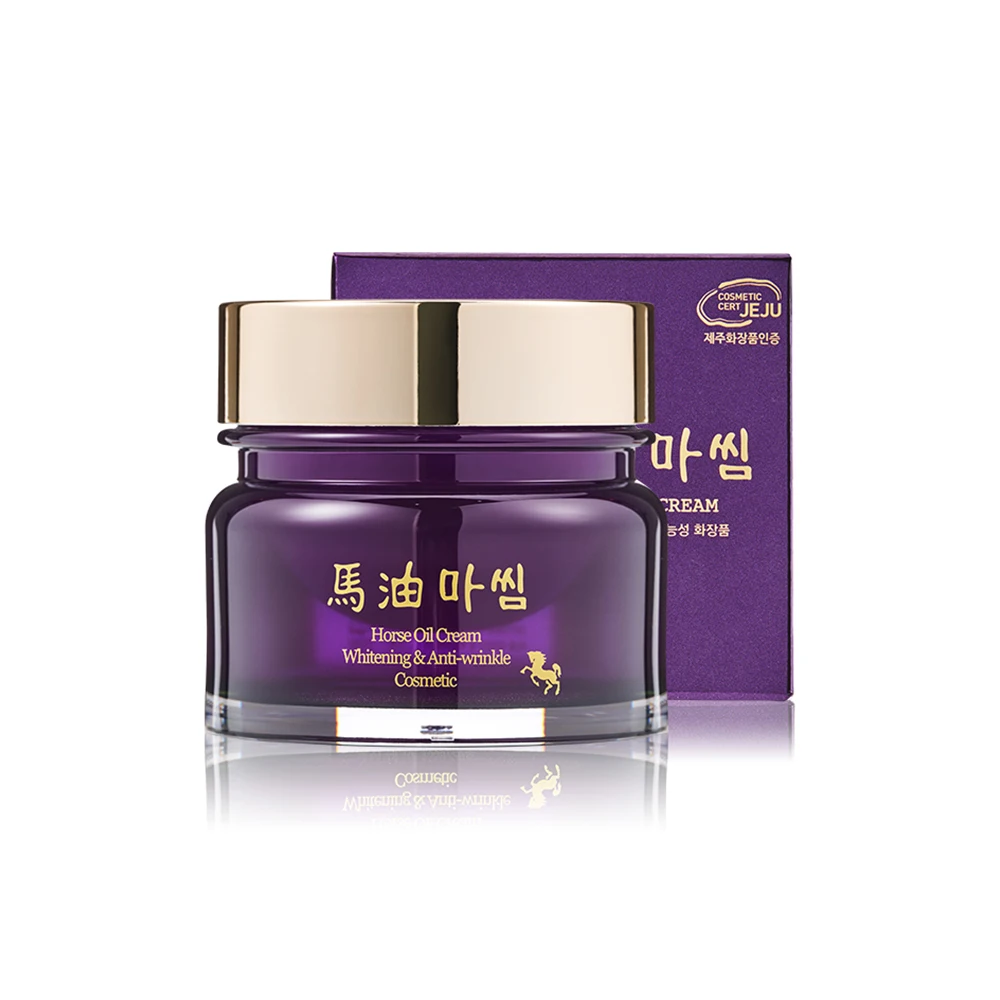 [LYCORIS] Премиум бренд LYCORIS Mayu Horse Oil и функциональный отбеливающий против морщин крем для лица восстановления возраста