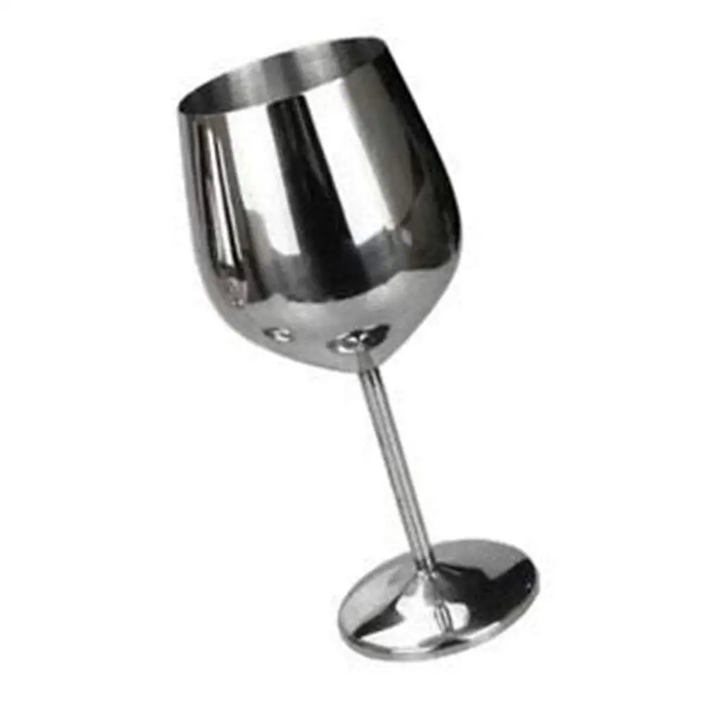 Indian Factory Sale Classic Stainless Steel Red Wine Glass Shatterproof Drinking Goblet Cup Barware Wholesale Bulk Giveaways