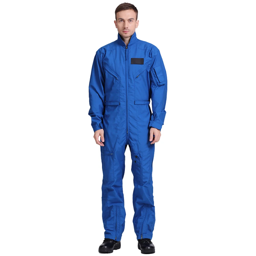 High Quality  Flight Suit Designs Flight Customized Navy Blue Flight Suit For Mens Best price flying suits Custom Logo