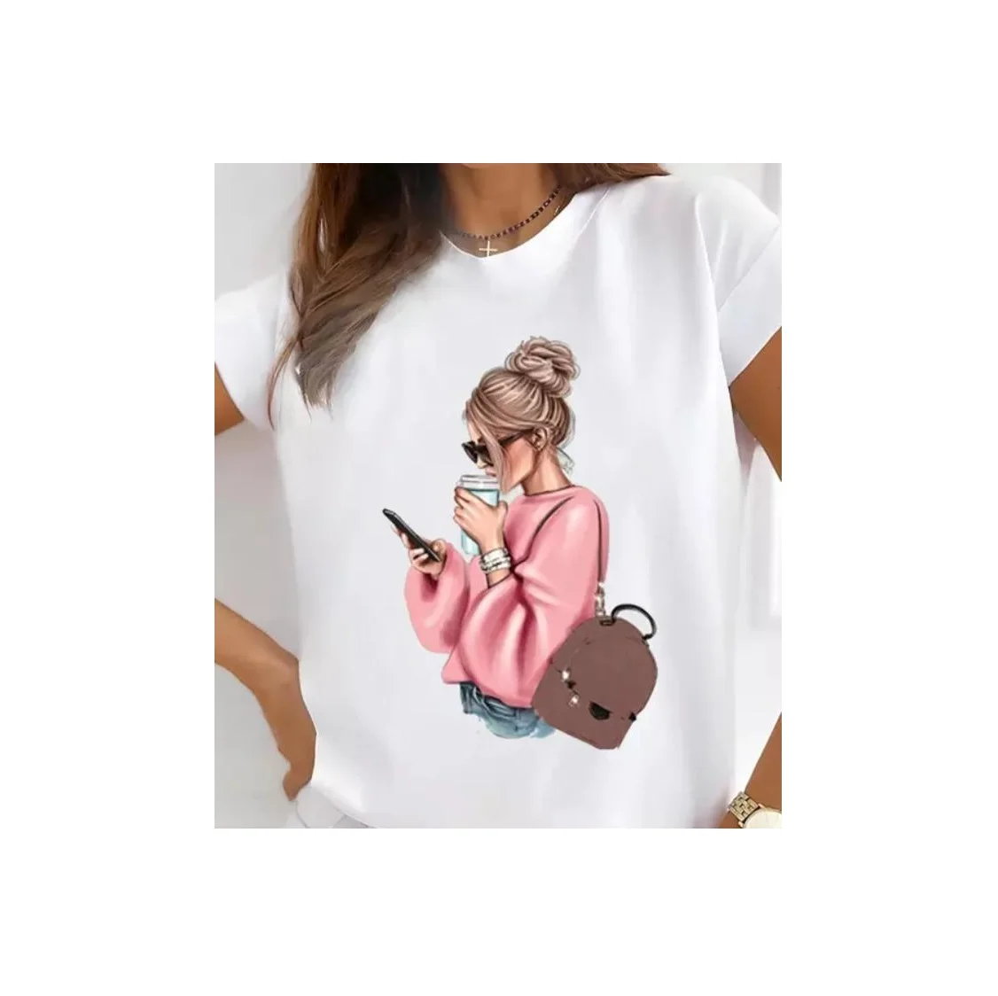Hot Sale Top Quality Girls Solid T Shirts Multicolor Custom Sublimation Oversized T-shirts For Summer