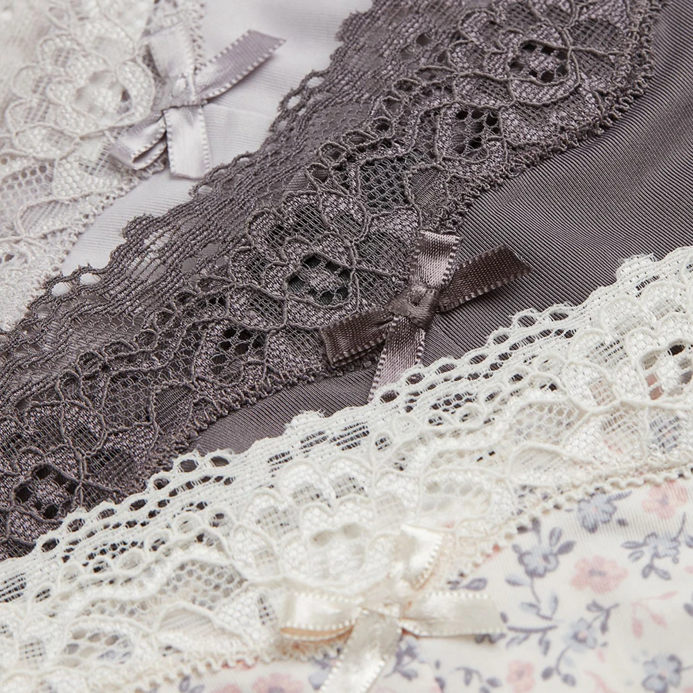 Top Trending Custom Men Women Ladies Cotton Shorts Panties Middle Waist Underpants Laser Cut Traceless Underwear Woman