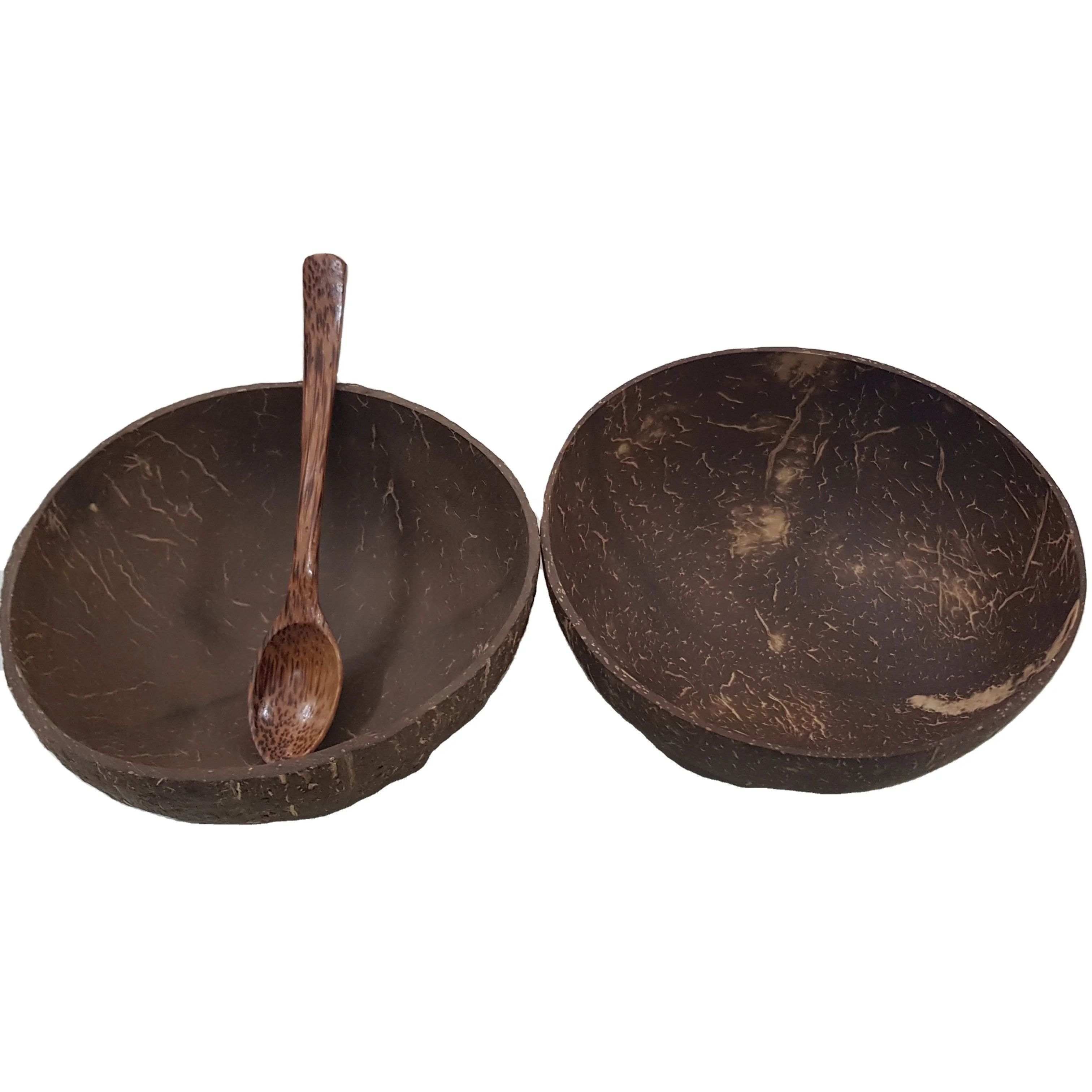 High Quality 100% Natural Eco-friendly Gift Custom Logo natural bamboo straws coconut spoons made in Vietnam