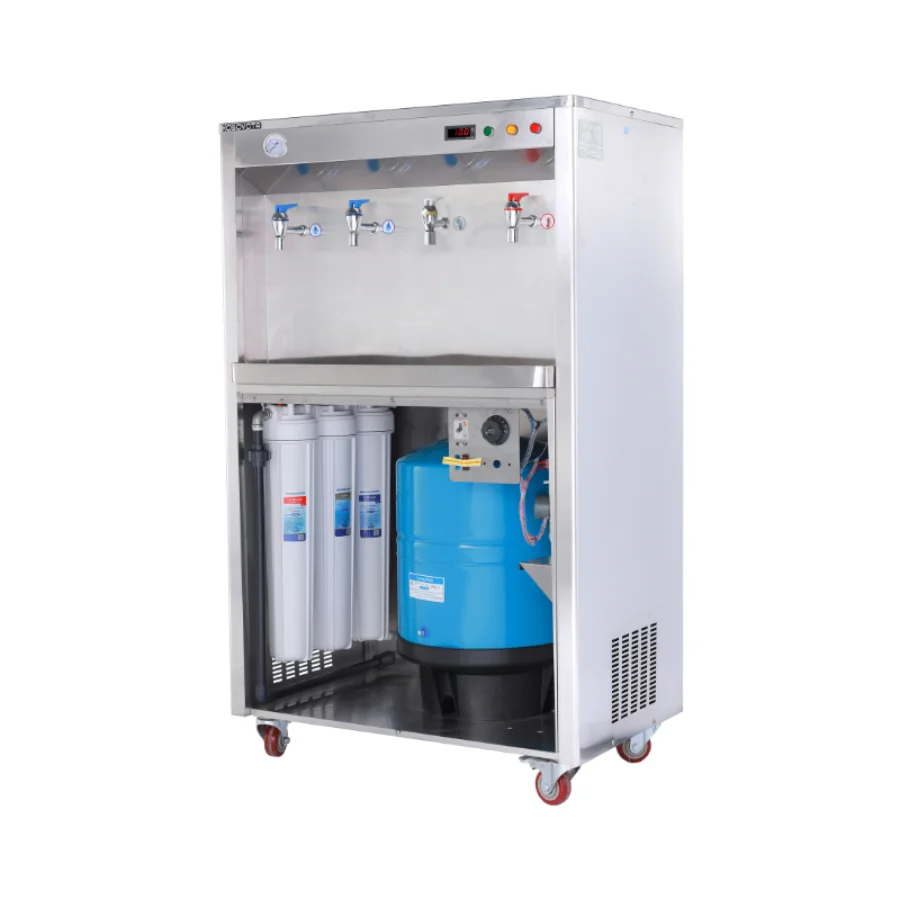 Mtl-Pro-4830 Public Hot And Cold Water Purifier Has 400-500 GPD Ro Drinking Water Filtration System, Commercial Water Dispenser