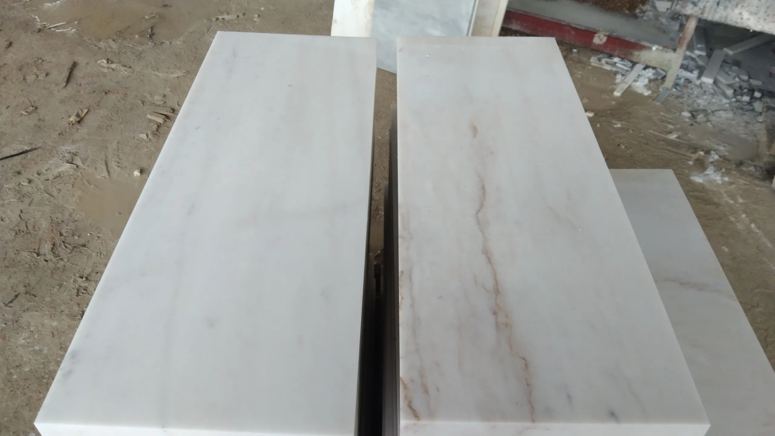 Modern Design Vietnam Style White Cloud Marble Stone 60x60x2,5cm Sandblasted Natural Style for Hotel Applications