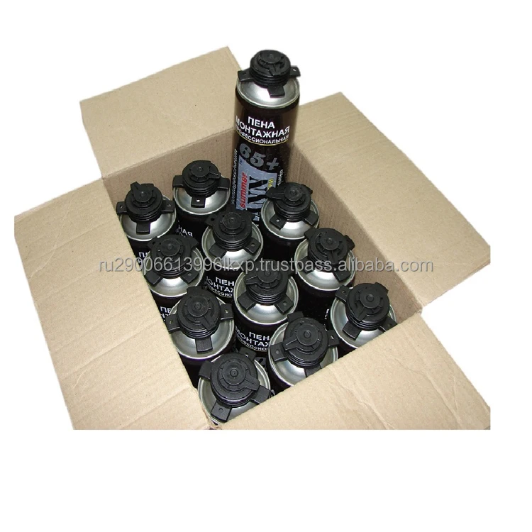 PU Glue foam for polystyrene VASmann fixfoam thermal insulation boards bonding of plasterboard and decorative elements