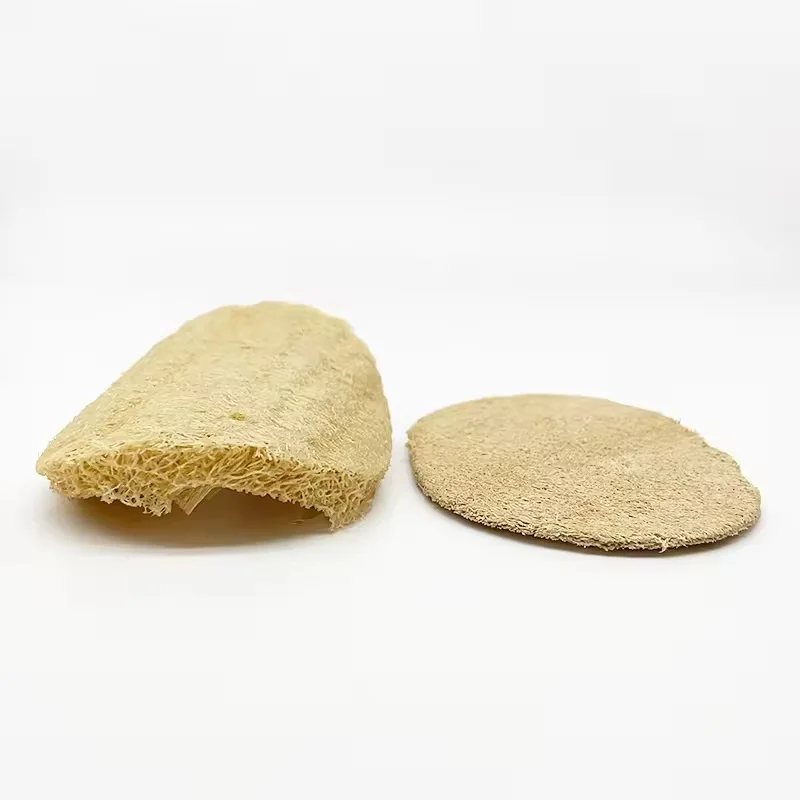 Wholesale 100% Organic Eco-Friendly Loofah Luffa Sponge 8*12 cm Natural Bath Shower Body Scrubber for Spa and Kitchen Use