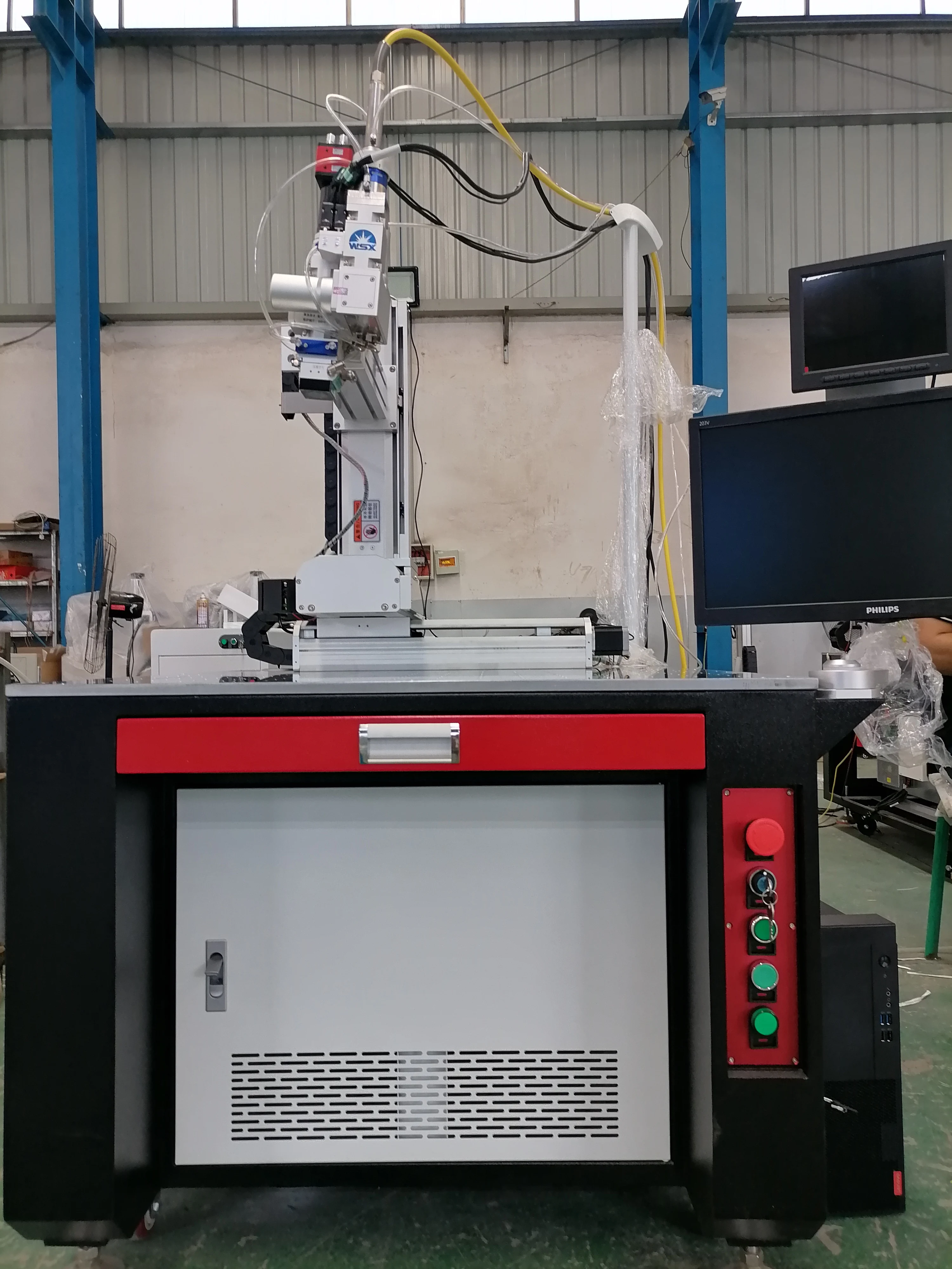 Автоматическая CNC высокочастотная сварочная машина Литиевая батарея углеродистая сталь листовая лазерная цена