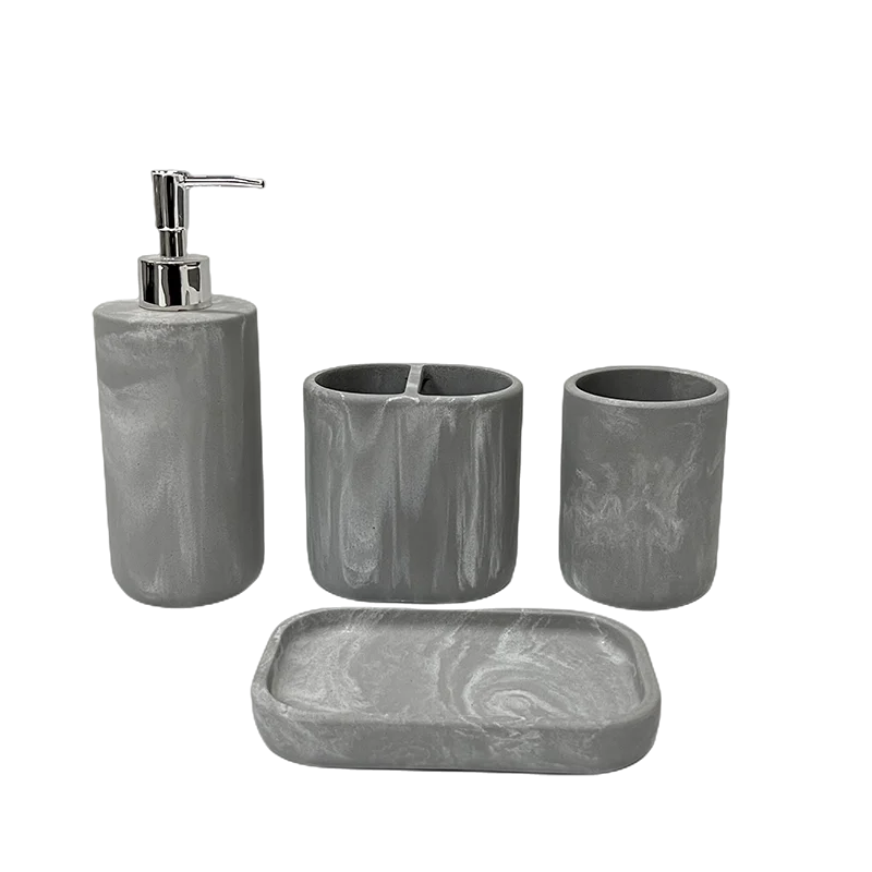 New selling customizable Cement Lotion Bottle bathroom accessories for Bathtubs  for Bathroom Use