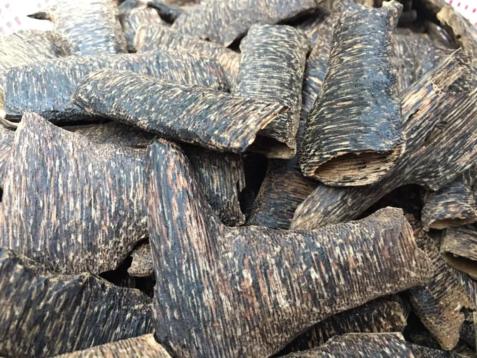 Natural Premium Organic Agarwood Chips Super Grade Aloeswood Eaglewood Gharuwood Chunks  Oudh Incense Fragrance Sweet Full Oil