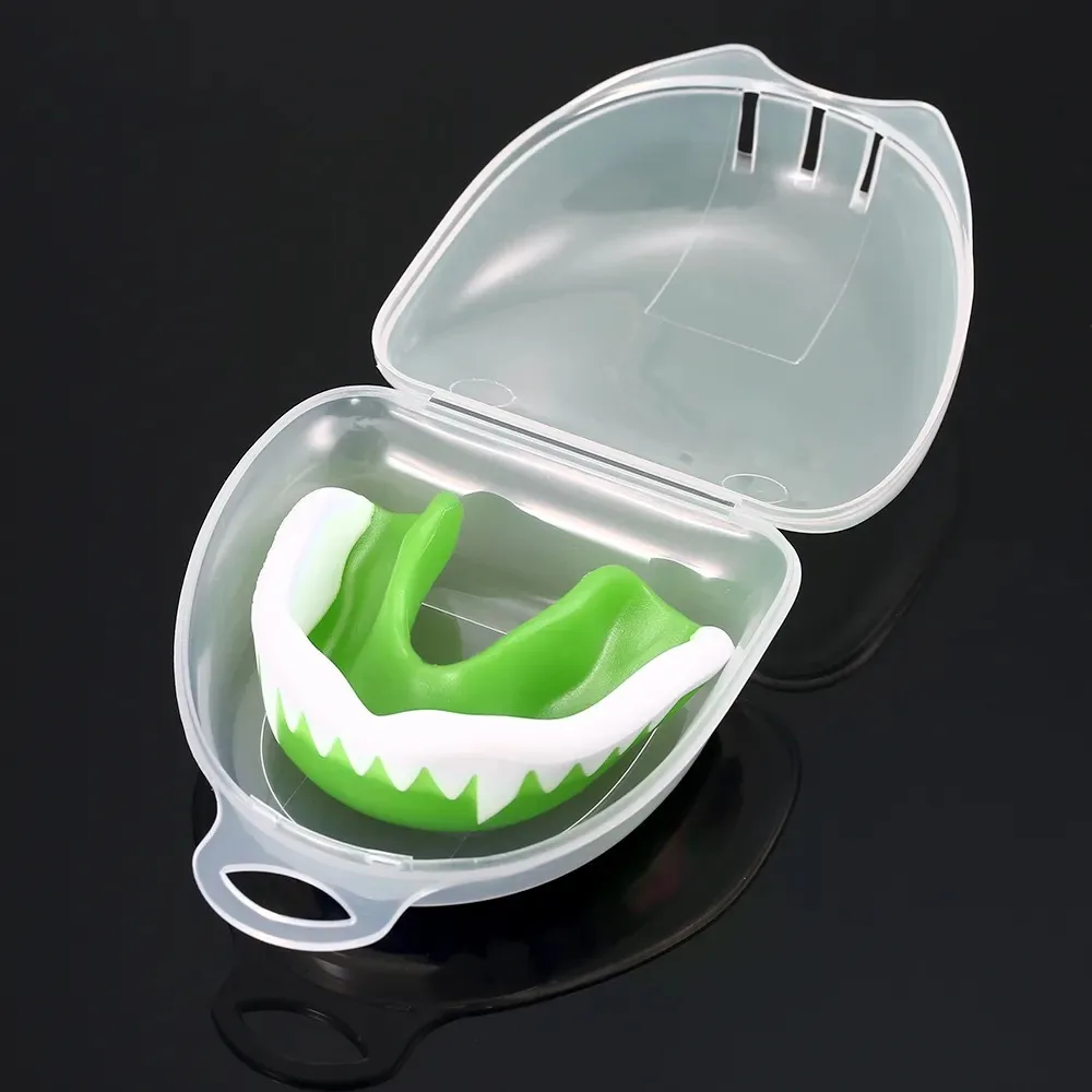 Boxing NON LATEX MOUTH GUARD GUM SHIELD LATEX ATHLETIC KICKBOXING MOUTHGUARD TOOTH PROTECTING GUARD