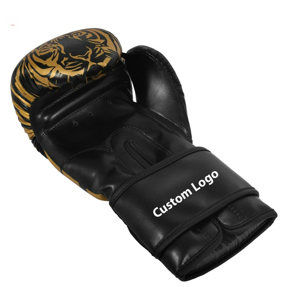Manufacturers Custom Heavy Duty Leather Pu Boxing Gloves Punching Sport Gloves For Training Boxing Equipment