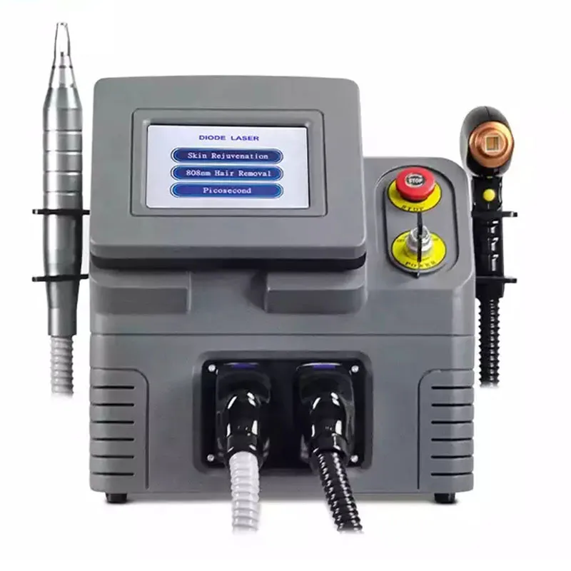 Professional 2 in 1 808 Diode Laser Hair Removal Picosecond Laser Tattoo Removal Machine