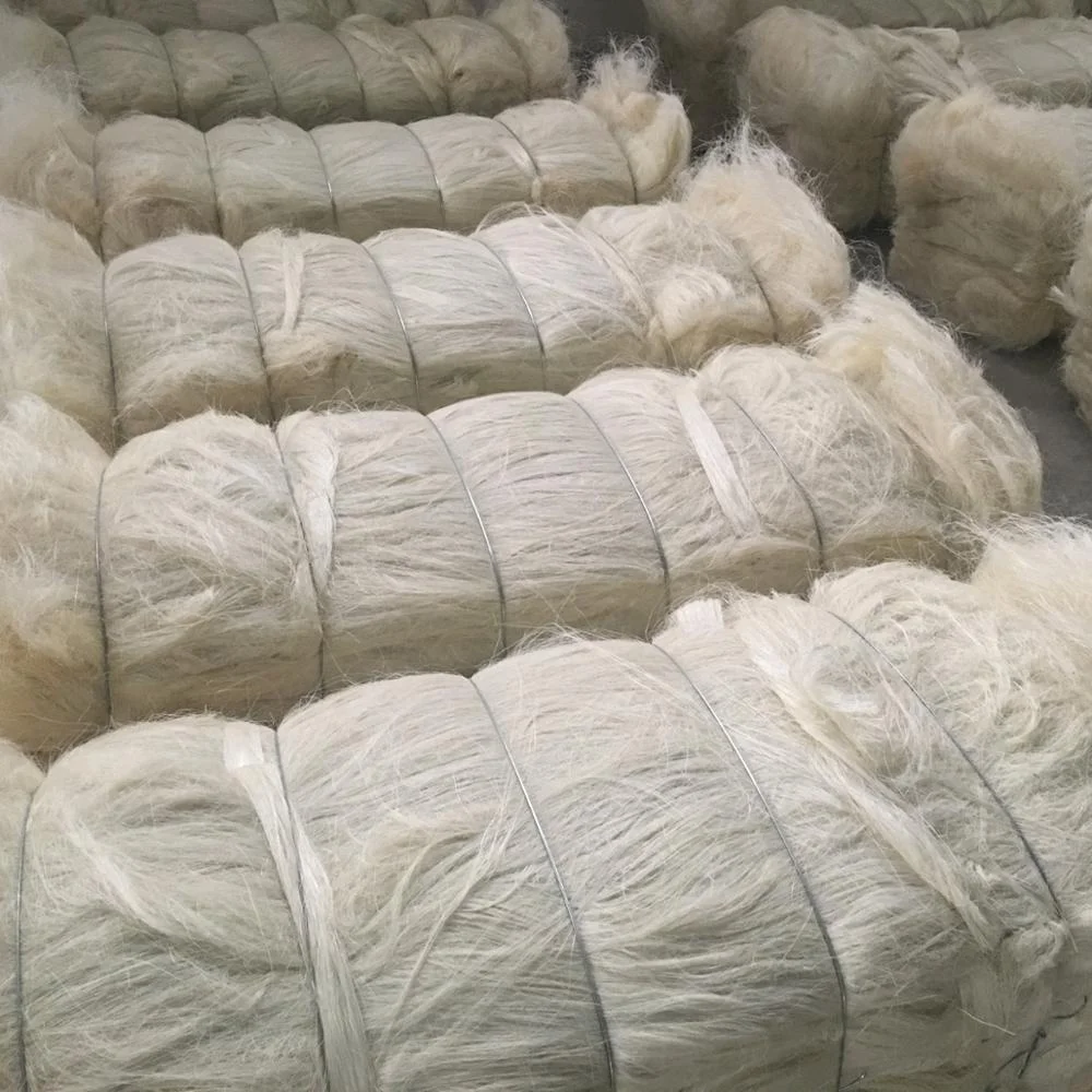 Высококачественное Дешевое 100% натуральное сизалевое волокно для продуктов