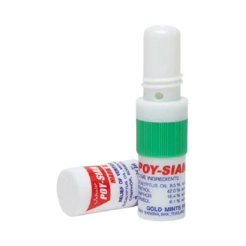 Inhaler Brand Poy- Sian 2 in 1 essential oil from Thailand