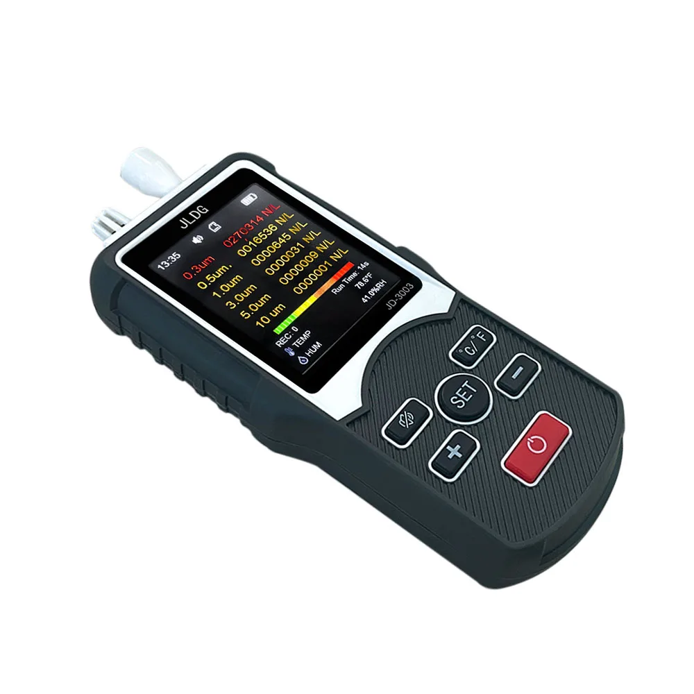 JLDG JD-3003 Particle Counter Dust Pollution Detector detects air particle size