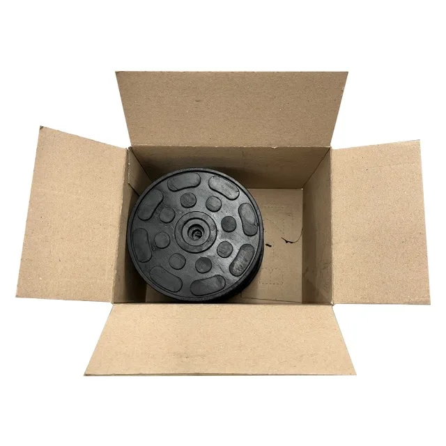 [SUNGJUNTECH] 2 Post Circular Lift 24T Pedestal high strength rubber plate round for automobile maintenance(1set 4pieces) rubber