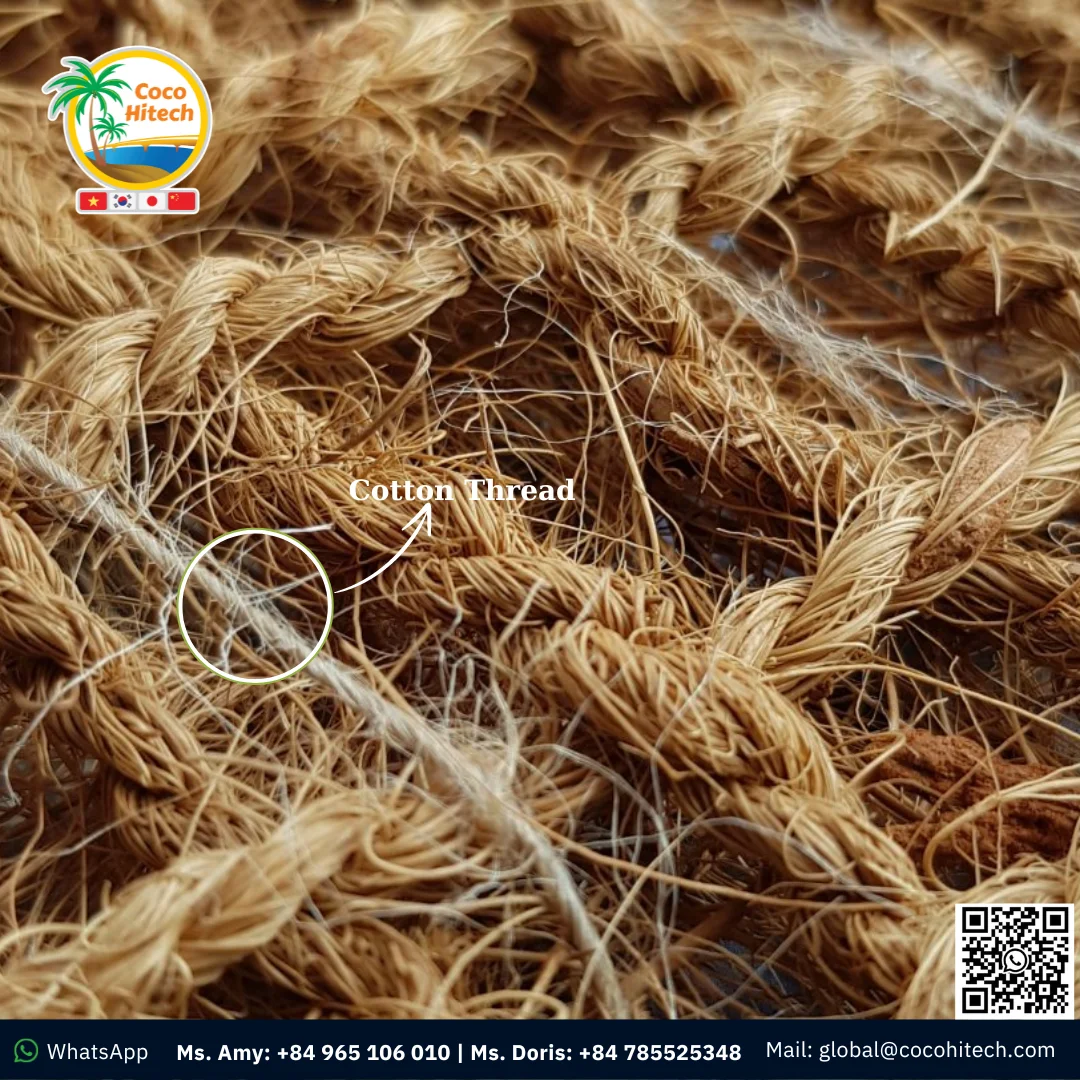 COCO FIBER NETTING USED TO LANDSLIDE AND DECORATION HIGH QUALITY MADE IN VIETNAM