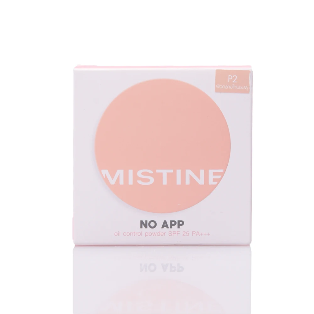 MISTINE NO APP OIL CONTROL POWDER SPF 25 PA+++ (UNIT) P2 10 G. THAI PRODUCT THAI COSMETIC