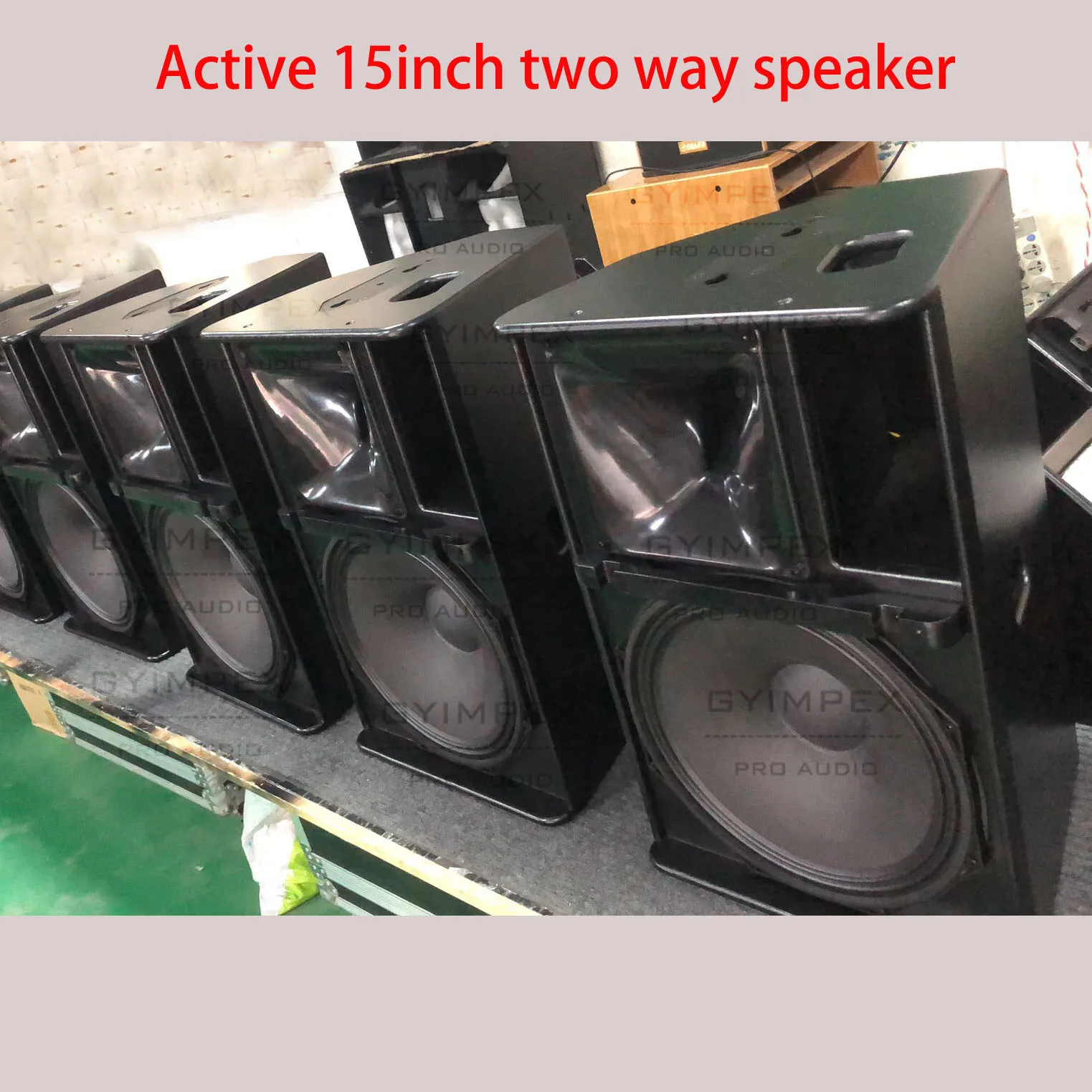 500watts high powered single 15 inch active full range speaker