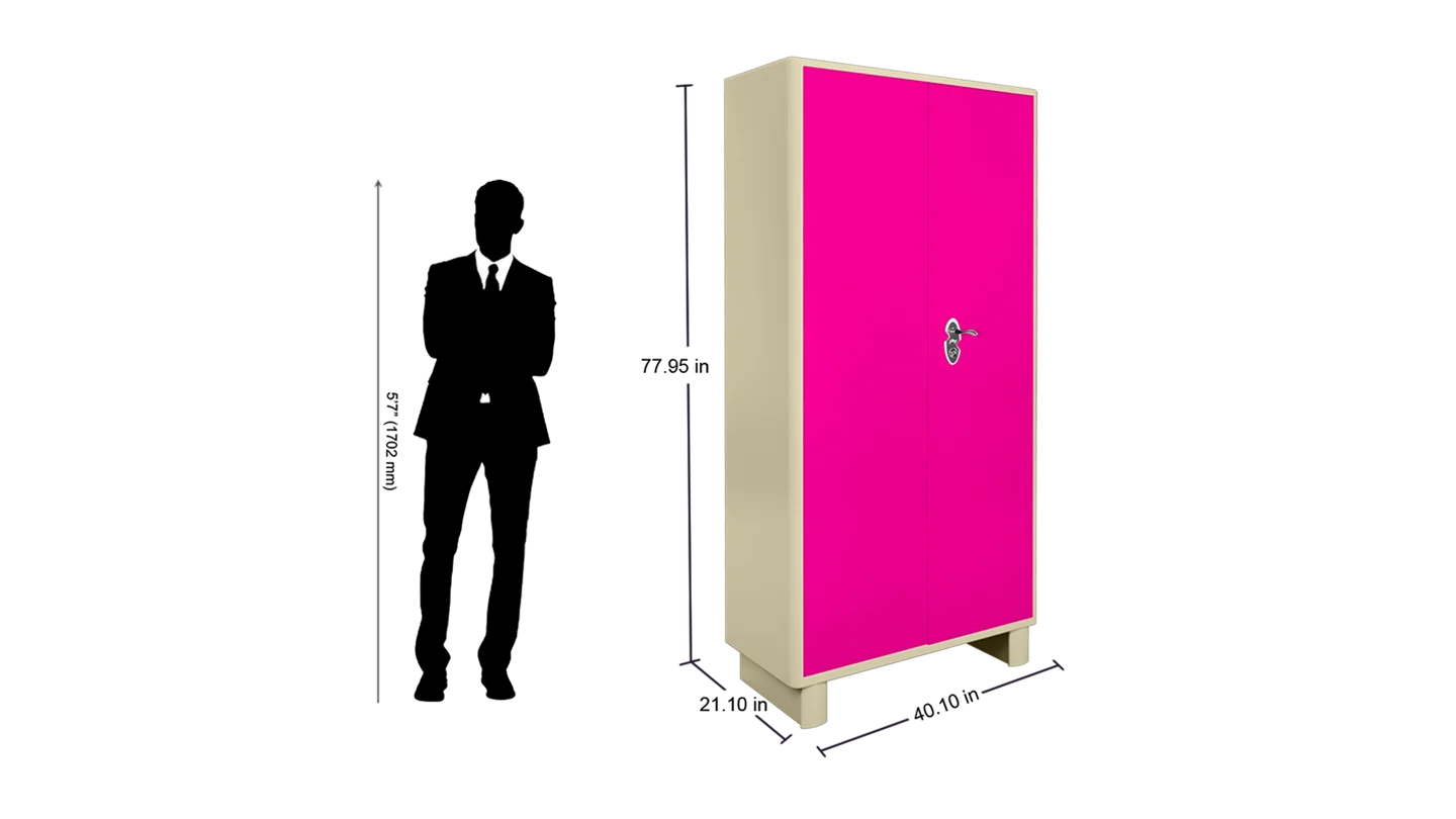 Premium Grade Steel Godrej Wardrobe H1 New Arrival Elegant Color Sliding Door Bedroom storage Cabinet Wardrobe