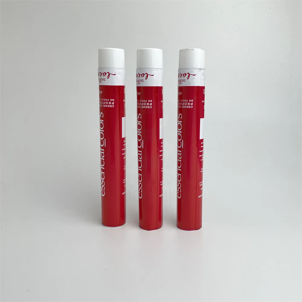 Factory wholesale sealed orific screw plastic lid 28mm dia. 45ml aluminum tubes with factory direct sale price